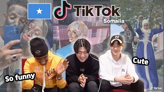 Korean guys react to Somali Tiktok!! *So funny 🇸🇴 @khalidjama