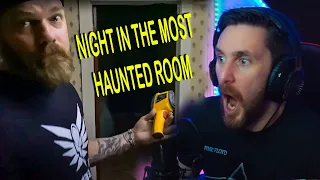 STAYING IN THE MOST HAUNTED ROOM - MINDSEED TV REACTION