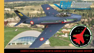 Shrike Simulations North American F-86F-30 Sabre Review | Classic Jets | MSFS | Warbird