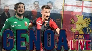 FM20 | LIVE STREAM | GENOA | FOOTBALL MANAGER 2020