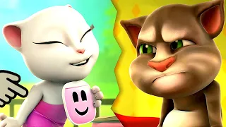 Talking Tom 🐱 Patron Kim 🎓 Kısa Animasyon Derleme ⭐ Super Toons TV Animasyon