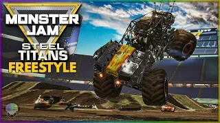 10 Truck Indy Freestyle! | Monster Jam Steel Titans