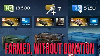 Opening a trophy chest (without donation)/ season 3 /War Thunder Mobile