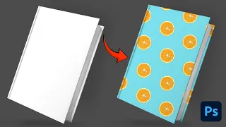 How to Add an Image to a White Book Cover - Photoshop Tutorial