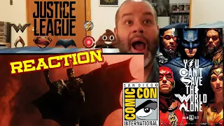 JUSTICE LEAGUE COMIC-CON SNEAK PEEK AWESOME TRAILER REACTION