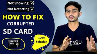 How To Repair Corrupted SD Card in hindi | SD Card Not working | Memory Card repair kese Kare ?