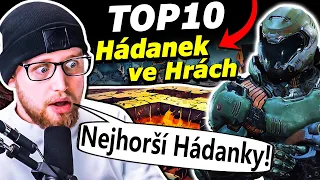 Agrael reaguje na TOP 10 - Nejhorších HÁDANEK VE HRÁCH!