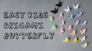 Easy Quick Fast Origami Butterfly Tutorial