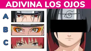 ADIVINA EL PERSONAJE DE NARUTO SHIPPUDEN POR SUS OJOS ​🤨​​ NIVEL: SOLO UN VERDADERO FAN ACIERTA