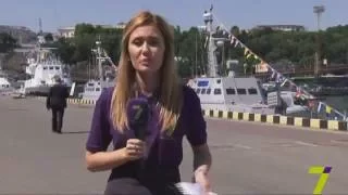 Морвокзал. Празднование Дня ВМС Украины. Прямое включение