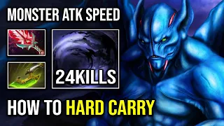 How to Play Nightstalker as Hard Carry in 2023 with 100% Crit Max ATK Speed Swift Blink Dota 2