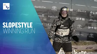 Sebastien Toutant (CAN) | Winner | Men's Slopestyle | Calgary | FIS Snowboard