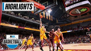 C. Michigan at Minnesota | Highlights | Big Ten Men's Basketball| Nov. 17, 2022