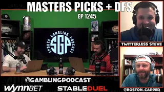 Masters Predictions & DFS Picks - Sports Gambling Podcast - Masters Best Bets - Masters Preview