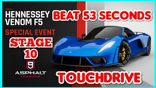 Asphalt 9 - Hennessey Venom F5 Stage 10 Touchdrive Guide with Hennessey Venom F5