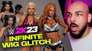 WWE 2K23 NEW ENDLESS WIG OPTIONS! Trying Different Combinations