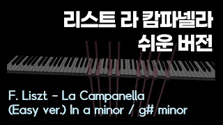 F. Liszt - La Campanella Easy Ver. +SHEET MUSIC