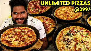 399 ரூபாய்க்கு அளவில்லா பிஸ்ஸா மற்றும் சாலட் | Pizza worth ah |