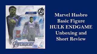 "HULK with NANO GAUNTLET" Avengers Endgame Figure Review | Hasbro Basic