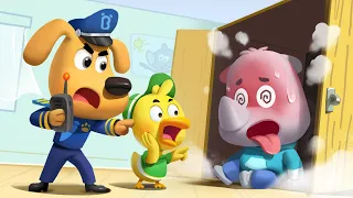 Baby was Taken by A Monster | Play Safe | Safety Cartoon | Kids Cartoon | Sheriff Labrador