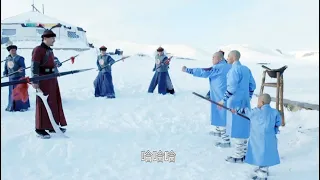 武兵圍攻和尚，怎料和尚使出少林功夫秒殺全場  ⚔️ 武侠  | Kung Fu