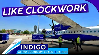 INDIGO ATR72-600 Economy Class 🇮🇳【Trip Report: Udaipur to Jaipur】India's Most Reliable Airline
