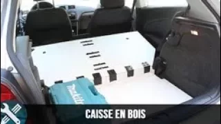 Bricolage vlogs - Réalisation d'une caisse en bois pour le coffre de ma voiture