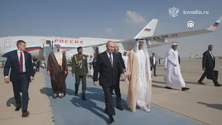 Russian President Putin in the United Arab Emirates