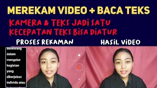 CARA MEREKAM VIDEO SAMBIL MEMBACA TEKS | TIPS LANCAR BICARA DEPAN KAMERA