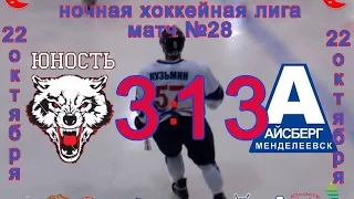 Матч №28 ЮНОСТЬ-АЙСБЕРГ 3:13 НХЛ-17 (НАБЕРЕЖНЫЕ ЧЕЛНЫ)