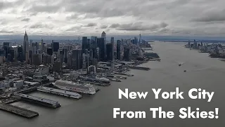 Flying Over New York City - Helicopter Flight in Real Time!