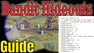 How to Change what Bandit Gang will Spawn at a Hideout - (Bandit Hideouts Mod)