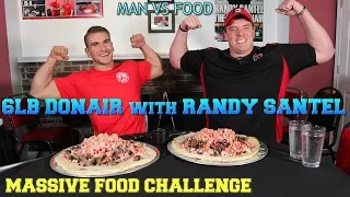 WORLDS BIGGEST Donair Challenge With RANDY SANTEL! Alexandra's Pizza Sydney NS