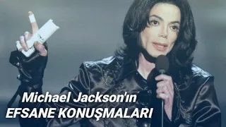 Michael Jackson'ın en efsane konuşmaları { Türkçe Altyazılı }