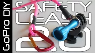 DIY SAFETY LEASH for GoPro and dji osmo action cameras - GoPro DIY #12