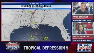 TROPIC TOPICS: Could Tropical Depression 9 impact the Panhandle?