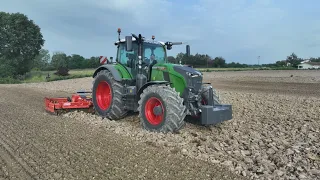 Nouveau Fendt 728 a la préparation des terres a maïs