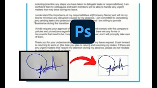 Learn to make Your Signature Digital with Photoshop