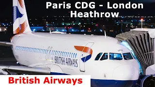 TRIP REPORT | British Airways | Airbus A320 | Paris -  London | Economy Class