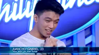 Juancho Gabriel Your Man by  Josh Turner  Philippine Idol 2019 Auditions