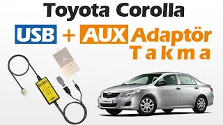 Toyota Corolla (2005-2012) USB & AUX Adaptör Takma İşlemi