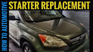 How to Replace the Starter on a 2007 Honda CR-V