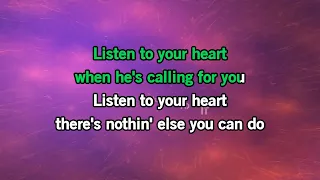 Listen to Your Heart - Roxette (Karaoke)