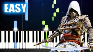 Assassins Creed 4 Black Flag Theme - EASY Piano Tutorial