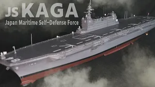 Japan Maritime Self-Defense Force Helicopter Carrier DDH-184 JS Kaga 1/700 Build a ship model