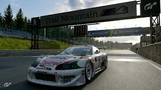 Gran Turismo 7 | Trial Mountain 1:52,209 | Supra GT500 '97 | lap time challenge gold