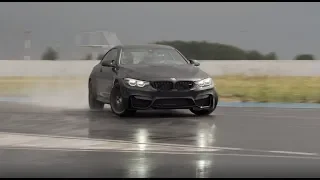 Дрифт BMW M4 Competition на гоночном треке в Мячково