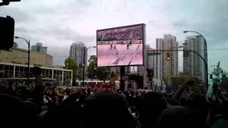 Canucks vs Bruins Game 5 Downtown Van 6/10/11