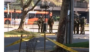 Бомба в Сантьяго де Чили 11 сентября 2014
