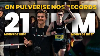 On pulvérise nos records sur semi-marathon - Semi-marathon de Barcelone 2023 - Moins de 1h15? 1h19?